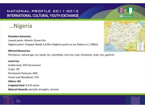 NATIONAL PROFILE 2011-2012 - ICYE