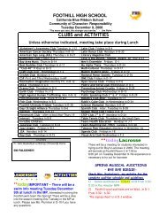 Microsoft Word - 12-9 bulletin.pdf - Foothill High School