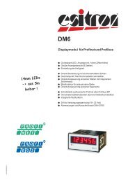 P R O F I B U S Display-Modul für Profibus - esitron