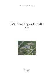 Itä-Vantaan linja-autovarikko - Vantaan kaupunki