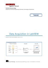 Tutorial: Data Acquisition in LabVIEW