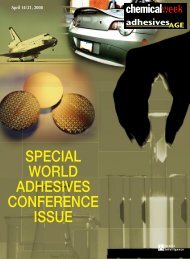 special world adhesives conference issue - Aimediaserver4.com