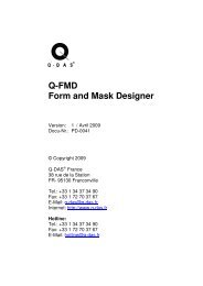 Q-FMD Form and Mask Designer - Q-DAS