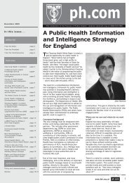 Health information and intelligence - UK Faculty of Public Health