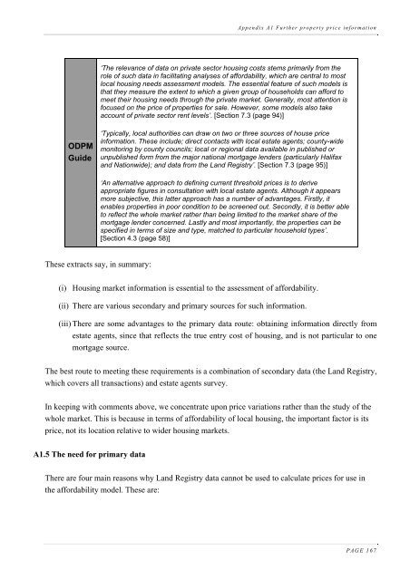Housing Needs Assessment 2006 - Westminster City Council