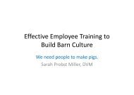 Effective Employee Training to Build Barn Culture - Iowa Pork ...