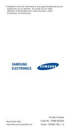 SAMSUNG ELECTRONICS - Toestelhulp
