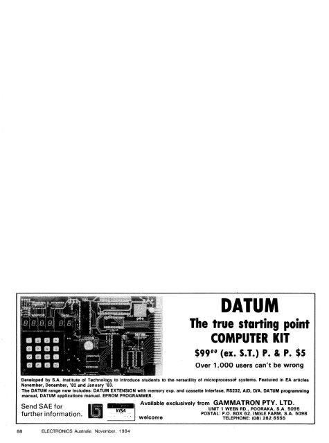 from GAMMATRON "DATUM" - The MESSUI Place