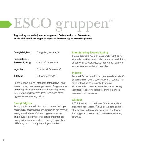 ESCO-brochure - Clorius Controls