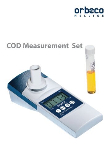 COD Measurement Set - Orbeco-Hellige