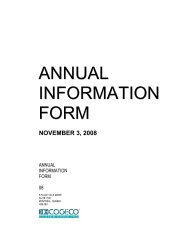 2008 Annual Notice - Cogeco