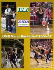 2006-07 Men's Basketball Media Guide - Missouri S&T Athletics