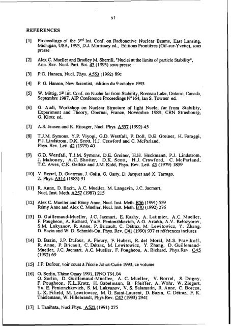 Les noyaux en 1993 : une nouvelle faÃ§on d'exister - Cenbg - IN2P3