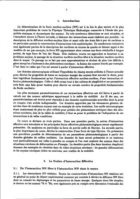 Les noyaux en 1993 : une nouvelle faÃ§on d'exister - Cenbg - IN2P3