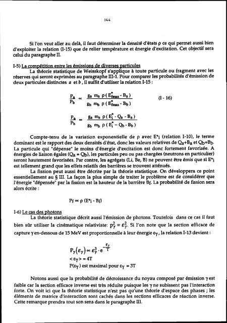 Les noyaux en 1993 : une nouvelle faÃ§on d'exister - Cenbg - IN2P3