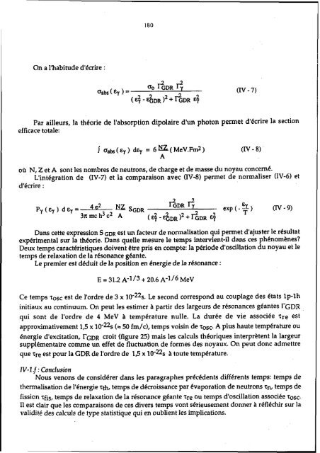 Les noyaux en 1993 : une nouvelle faÃ§on d'exister - Cenbg - IN2P3