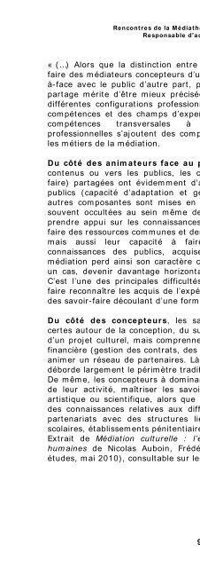 Consulter le livret-ressources Responsable des actions éducatives