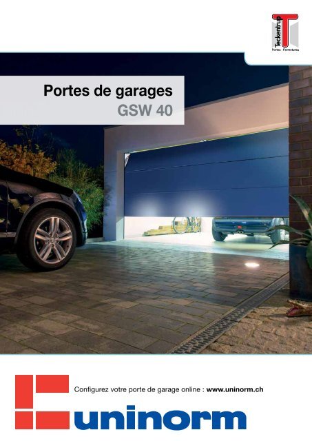 Documentation portes de garage - UNINORM Technic AG