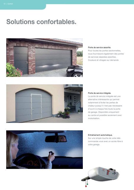 Documentation portes de garage - UNINORM Technic AG