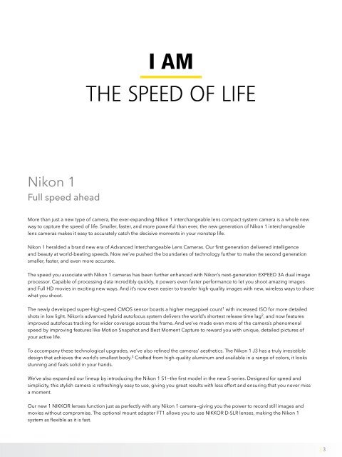 I AM THE NIKON 1
