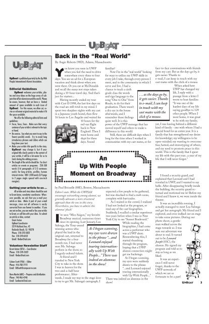 1999 fall layout - Uwpiaa.org