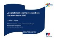 Le signalement externe des infections nosocomiales ... - CCLIN-EST