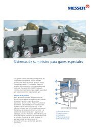 Sistemas de suministro de gas para gases especiales - Messer