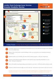 Analytics Report Download - London Stock Exchange