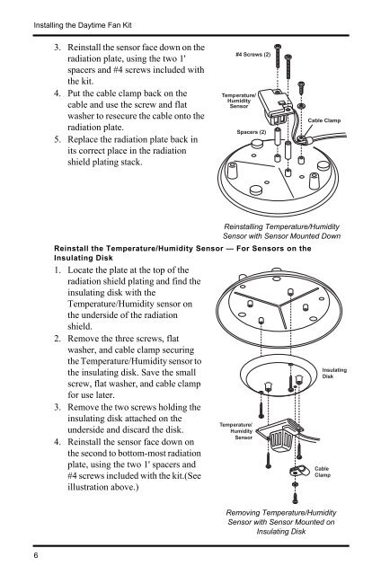 Daytime Fan-Aspirated Radiation Shield Kit Installation Manual