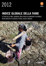 l'Indice Globale della Fame 2012 - Cesvi