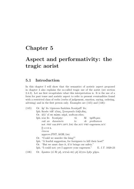 Aspect in Ancient Greek - Nijmegen Centre for Semantics