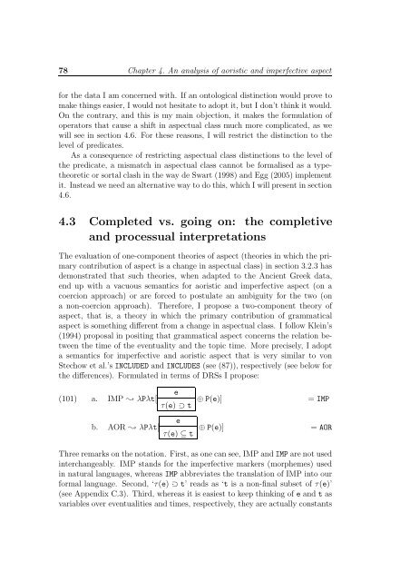 Aspect in Ancient Greek - Nijmegen Centre for Semantics