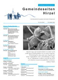 Gemeindeseiten Hirzel Unsere Gottesdienste - Gemeinde Hirzel