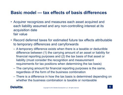 Deloitte FAS 141R-Acquisition Accounting