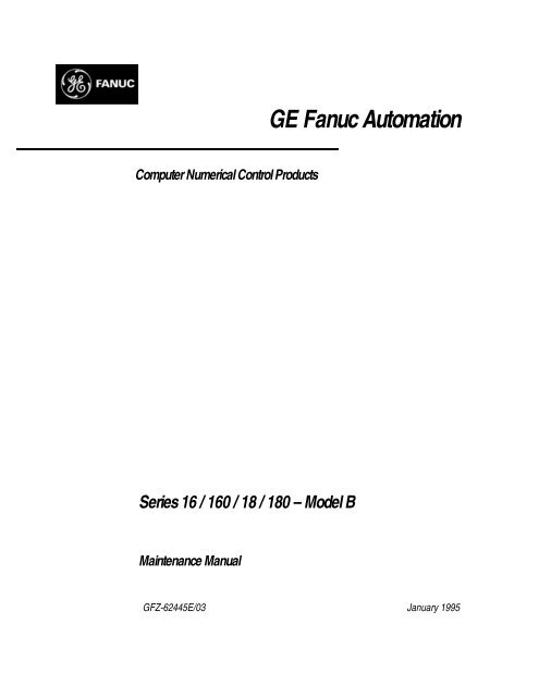16/18-B Maintenance Mnl, GFZ-62445E/03 - Automation Service Srl