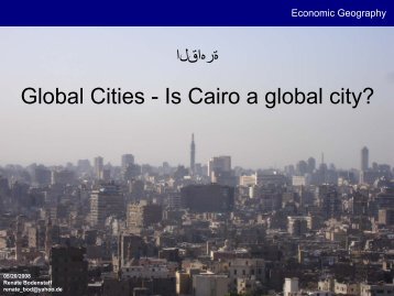 Global Cities: Cairo