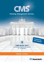 Exhibitor Information Brochure - CMS Berlin