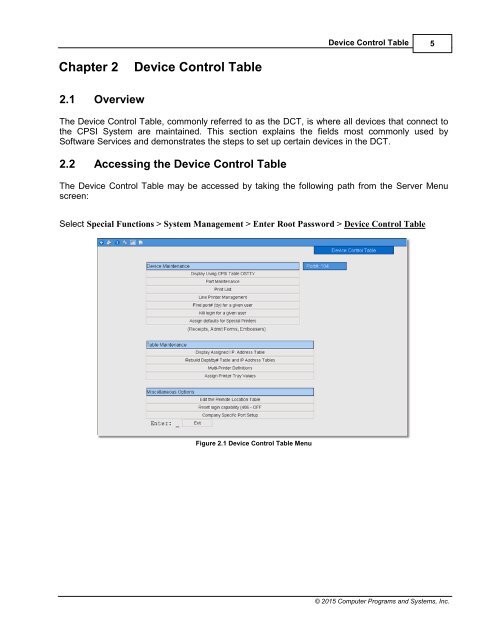 System Management User Guide - CPSI Application Documentation