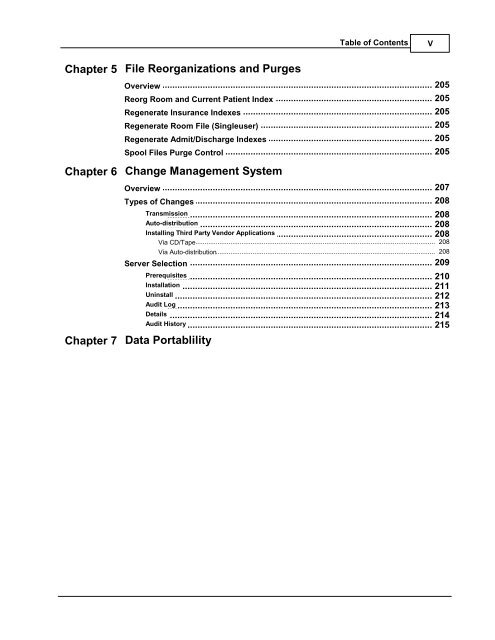 System Management User Guide - CPSI Application Documentation