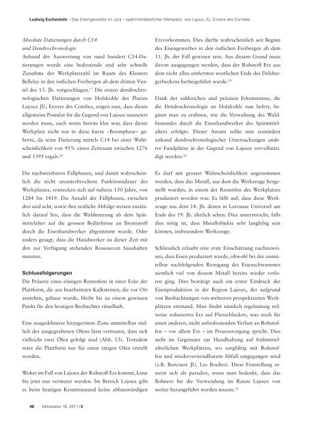 16. Jahrgang – 2011/2 Zeitschrift des Schweizerischen Burgenvereins