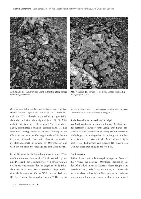 16. Jahrgang – 2011/2 Zeitschrift des Schweizerischen Burgenvereins