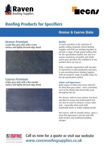 Product Brochure [ PDF 289 KB ] - Raven Roofing Supplies