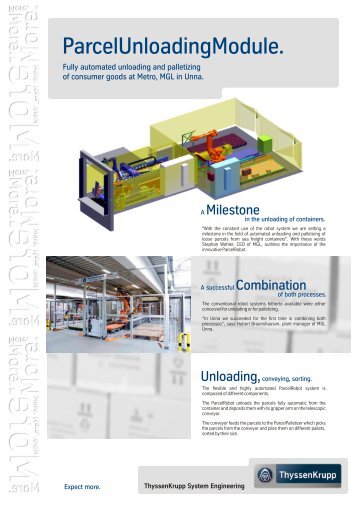 ParcelUnloadingModule. - ThyssenKrupp System Engineering