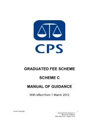 Graduated Fee Scheme C - Manual of Guidance - Crown ...