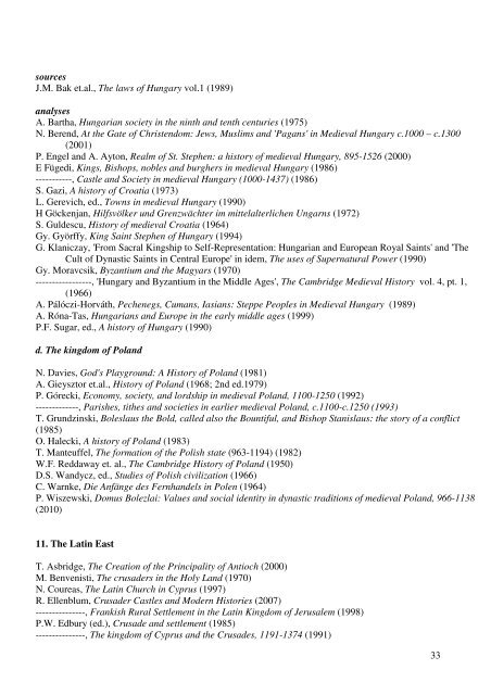 HISTORICAL TRIPOS PART I Paper 14 BIBLIOGRAPHIES ...