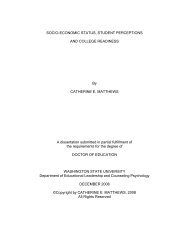 SOCIO-ECONOMIC STATUS, STUDENT PERCEPTIONS AND ...