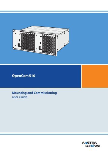 OpenCom 510 - This page is no longer valid - Aastra