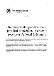 Requirements specification â physical protection ... - Kammarkollegiet