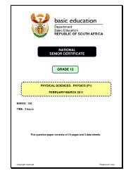 GRAAD 12 NATIONAL SENIOR CERTIFICATE ... - Maths Excellence