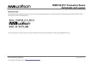 WM8740-EV1 Evaluation Board Schematic and Layout - Wolfson ...
